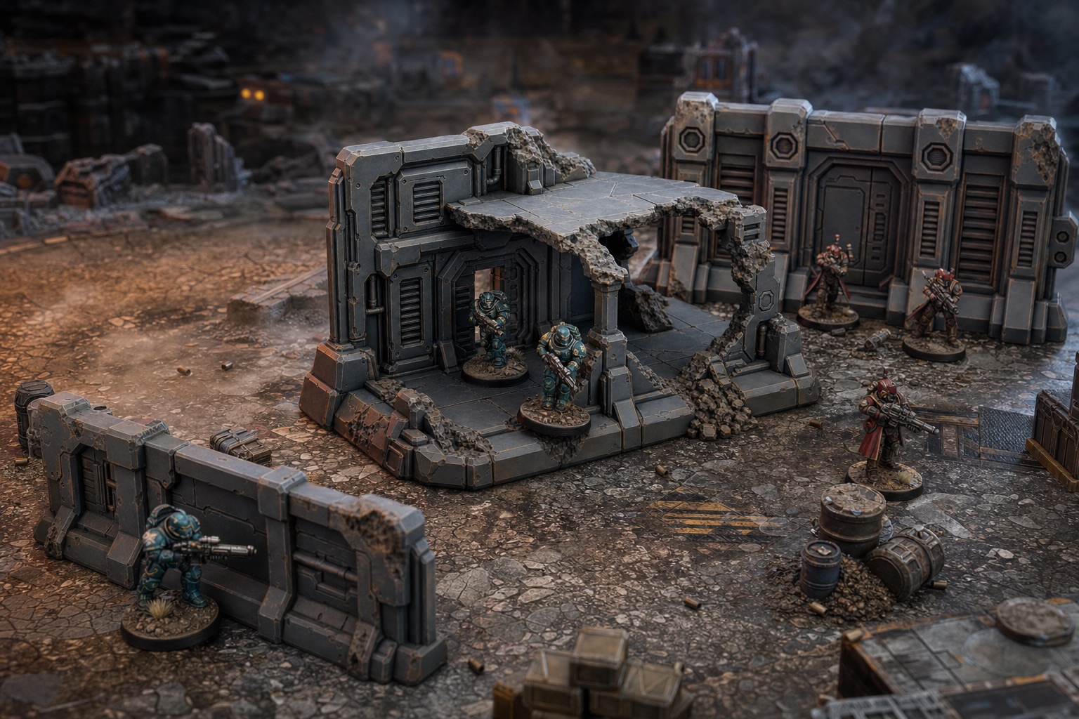 C3D Terrain Essentials Sci-Fi Battlefield Starter Set product image
